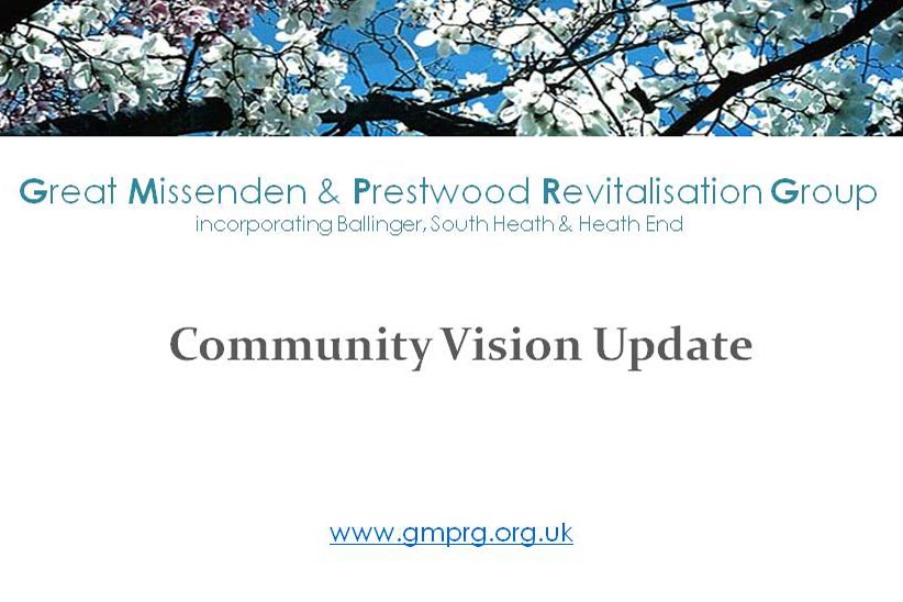 cover slide of GMPRG community vision presentation