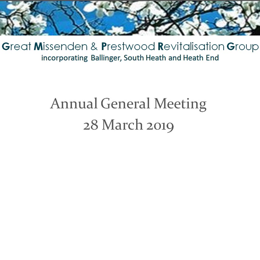 cover of GMPRG 2019 AGM presentation